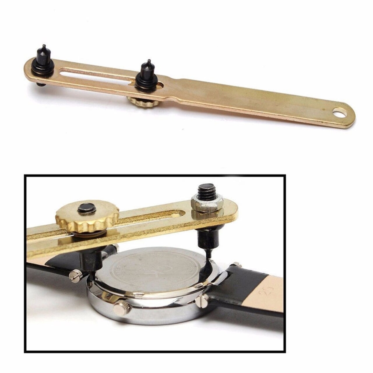Generic Watch Back Case Cover Opener Adjustable Remover Repair Wrench Watchmaker Tool